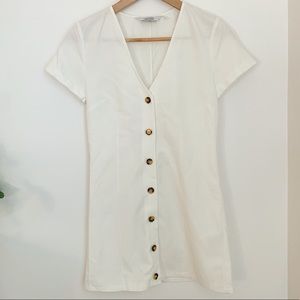 & Other Stories | Tortoise Button-Front Dress